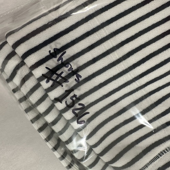 Frank & Eileen Pearl Favorite Lounge Fleece Sweatshorts French Stripes Small - Picture 10 of 10